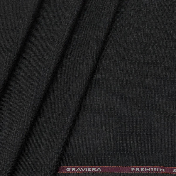Blazer Fabric Graviera Poly Viscose Mild Check Colour Umber Brown