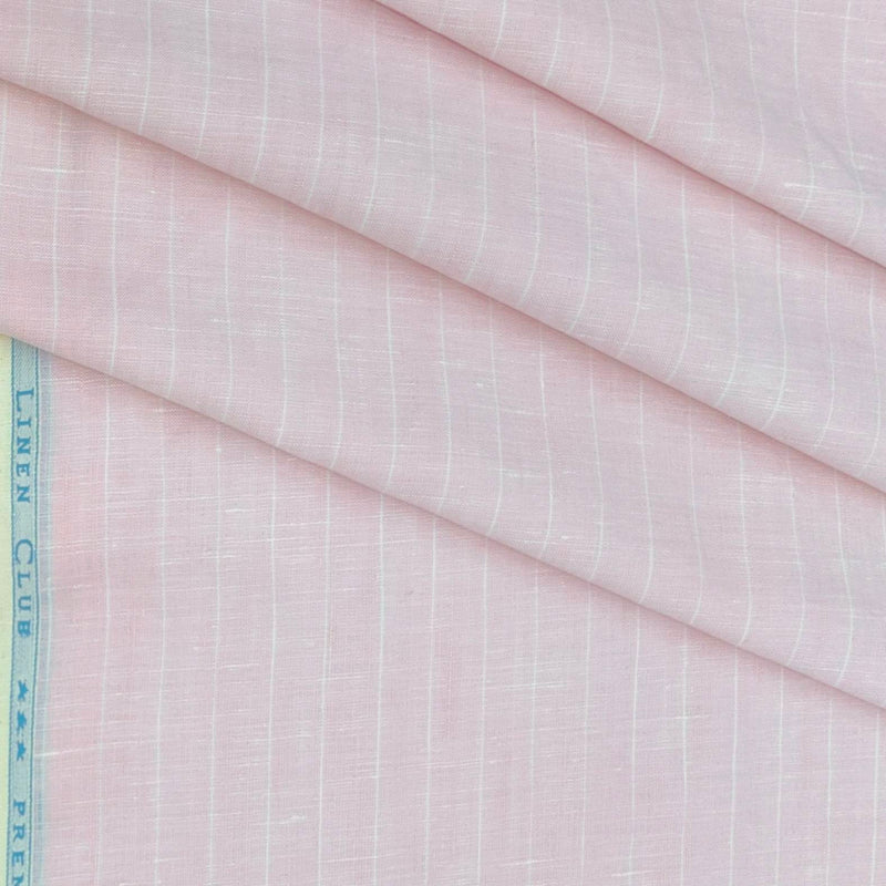 Shirt Fabric Linen Club Linen Blended Lining Colour Blush Pink