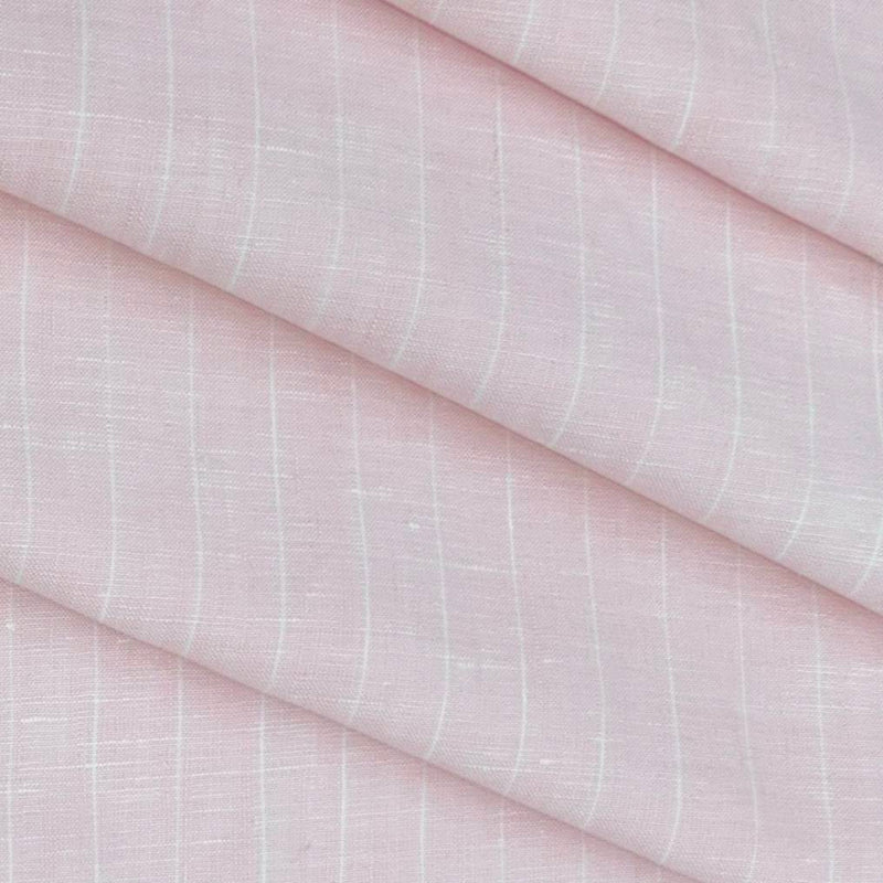 Shirt Fabric Linen Club Linen Blended Lining Colour Blush Pink