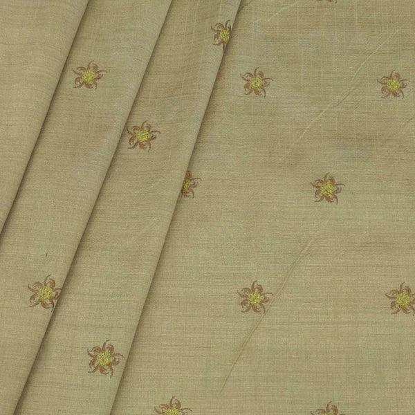 Kurta Fabric ManTire Designer Silk Embroidery Colour Parchment Beige