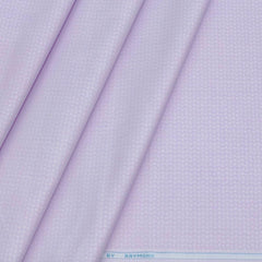 Shirt Fabric Raymond Cotton Blended Jacquard Colour Lavender