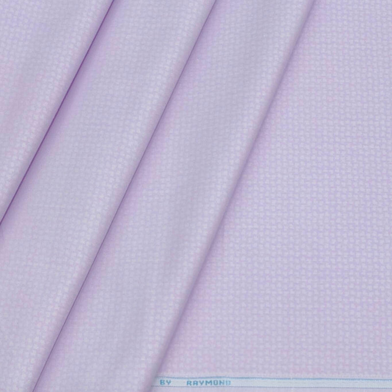 Shirt Fabric Raymond Cotton Blended Jacquard Colour Lavender