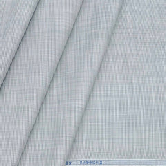 Shirt Fabric Raymond Cotton Blended Textured Colour Silver Grey