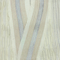 Kurta Pajama Fabric ManTire Designer Silk Embroidery Colour Golden Cream