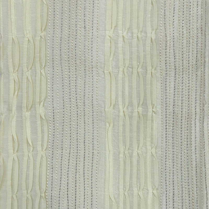 Kurta Pajama Fabric ManTire Designer Silk Embroidery Colour Golden Cream