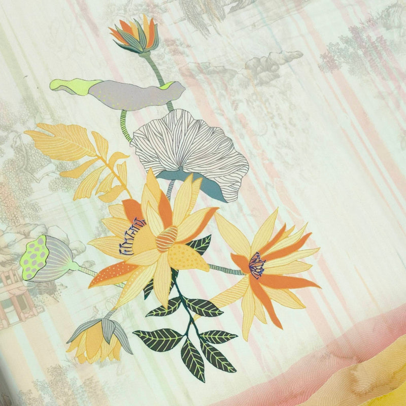 Kurta Fabric ManTire Designer PV Printed Colour Multicolour