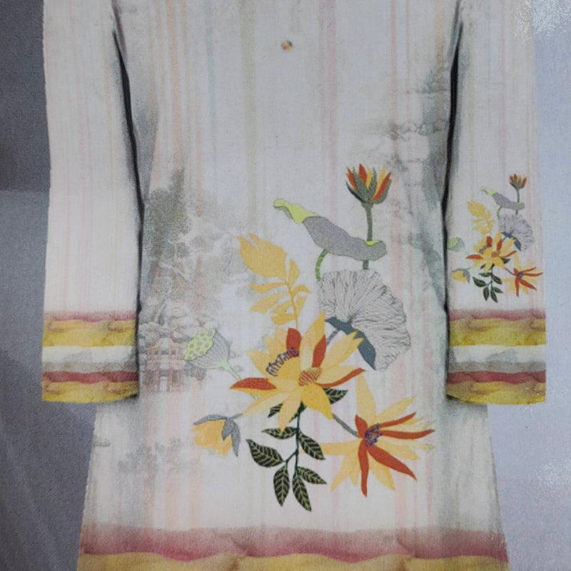 Kurta Fabric ManTire Designer PV Printed Colour Multicolour