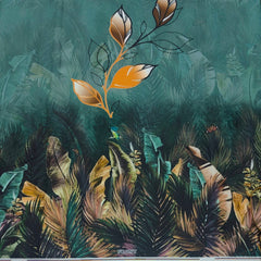 Kurta Fabric ManTire Designer PV Printed Colour Medium Green