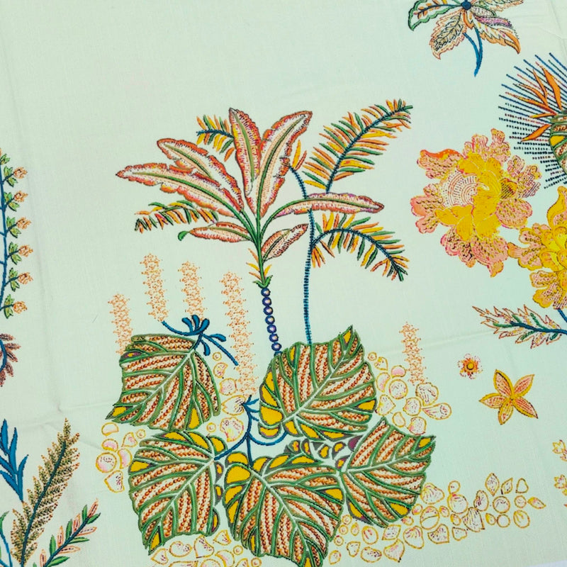 Kurta Fabric ManTire Designer PV Printed Colour Gin Green