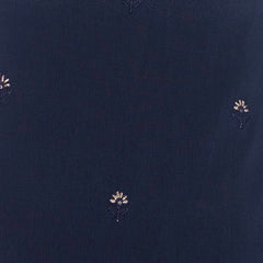 Kurta Pajma Fabric ManTire Designer Silk Embroidery Colour Dark Blue