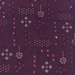 Kurta Pajma Fabric ManTire Designer Silk Embroidery Colour Raisin Purple