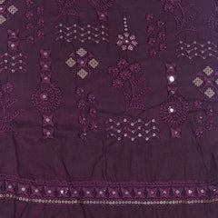 Kurta Pajma Fabric ManTire Designer Silk Embroidery Colour Raisin Purple