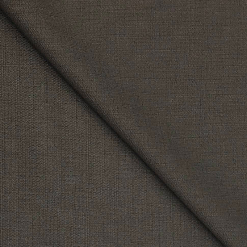 Trouser Fabric Reid & Taylor Polyester Viscose Mix Check Color Hardwood Brown