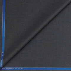 Trouser Fabric Raymond Poly Viscose Mix Check Colour Grey
