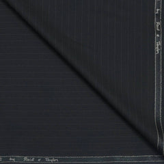 Trouser Fabric Reid & Taylor Polyester Viscose Lining Color Pitch Black
