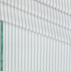 Shirt Fabric Grasim Egyptian Giza Cotton Lining Colour Light Grey N White