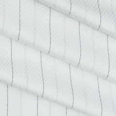 Shirt Fabric Grasim Egyptian Giza Cotton Broad Lining Colour Black N  White