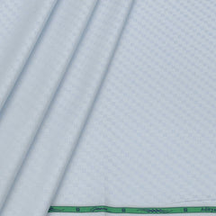 Shirt Fabric Grasim Egyptian Giza Cotton Jacquard Colour Ice Blue