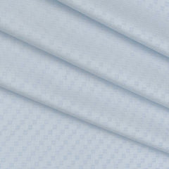 Shirt Fabric Grasim Egyptian Giza Cotton Jacquard Colour Ice Blue