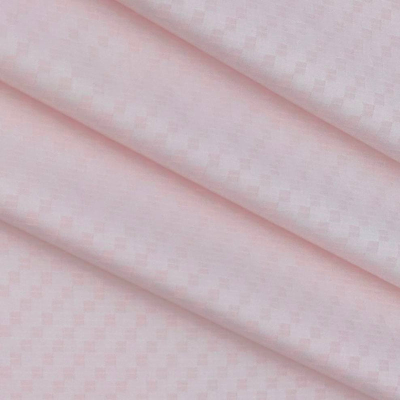 Shirt Fabric Grasim Egyptian Giza Cotton Jacquard Colour Blush Pink