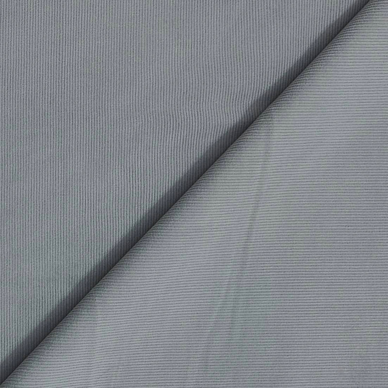 Corduroy Arvind Pure Cotton stretchable Trouser Fabric Colour Silver Grey