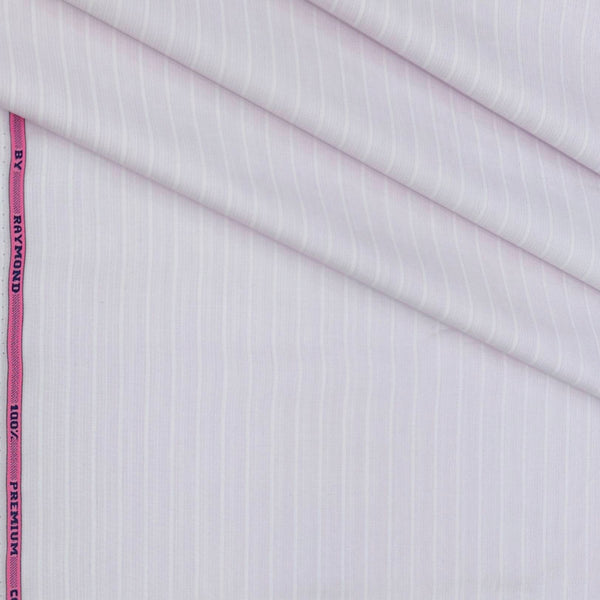 Shirt Fabric Raymond 100% Cotton Lining Colour Light Lavender