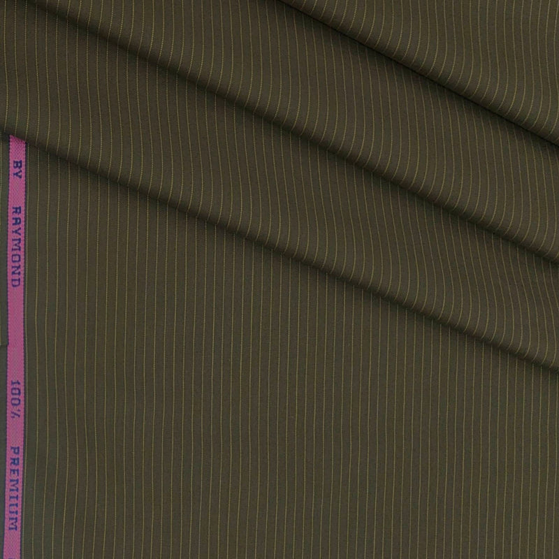 Shirt Fabric Raymond 100% Cotton Lining Colour Heavy Brown