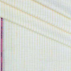 Shirt Fabric Raymond 100% Cotton Lining Colour Off White N Cream