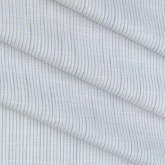 Shirt Fabric Raymond 100% Cotton Pin Lining Colour Lavender N Off White