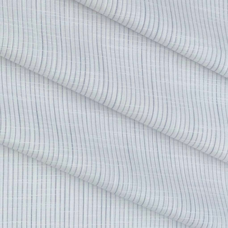 Shirt Fabric Raymond 100% Cotton Pin Lining Colour Lavender N Off White