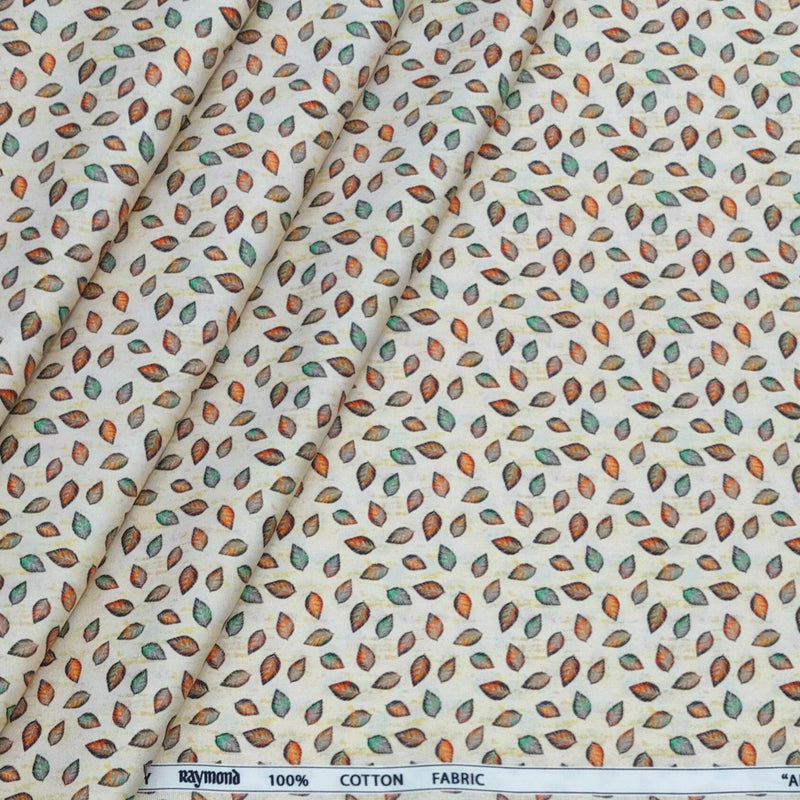Shirt Fabric Raymond 100% Cotton Printed Colour Multicolour