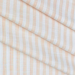 Shirt Fabric Raymond 100% Cotton Patta Lining Colour Apricot Peach