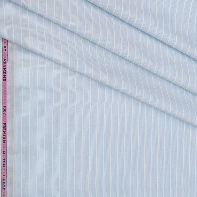 Shirt Fabric Raymond 100% Cotton Lining Colour Columbia Blue