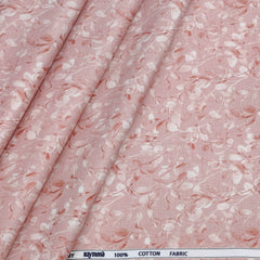 Shirt Fabric Raymond 100% Cotton Printed Colour Baby Pink