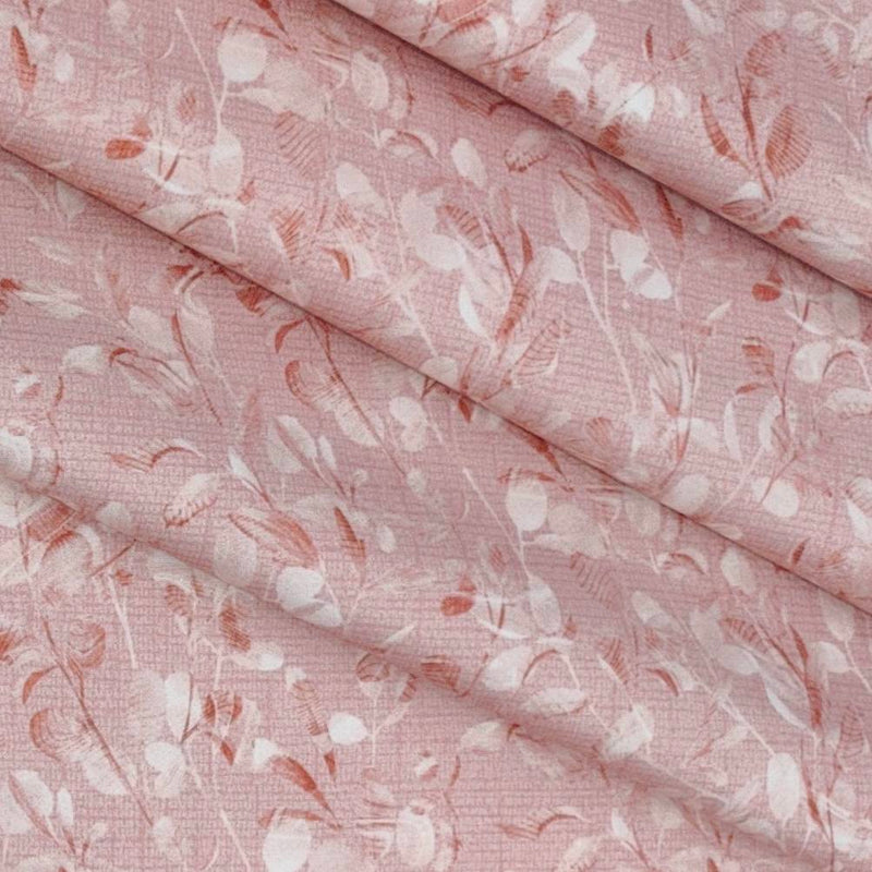 Shirt Fabric Raymond 100% Cotton Printed Colour Baby Pink
