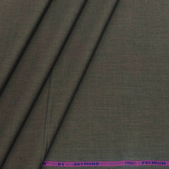 Shirt Fabric Raymond Fill a Fill 100% cotton Plain Colour Cedar Brown