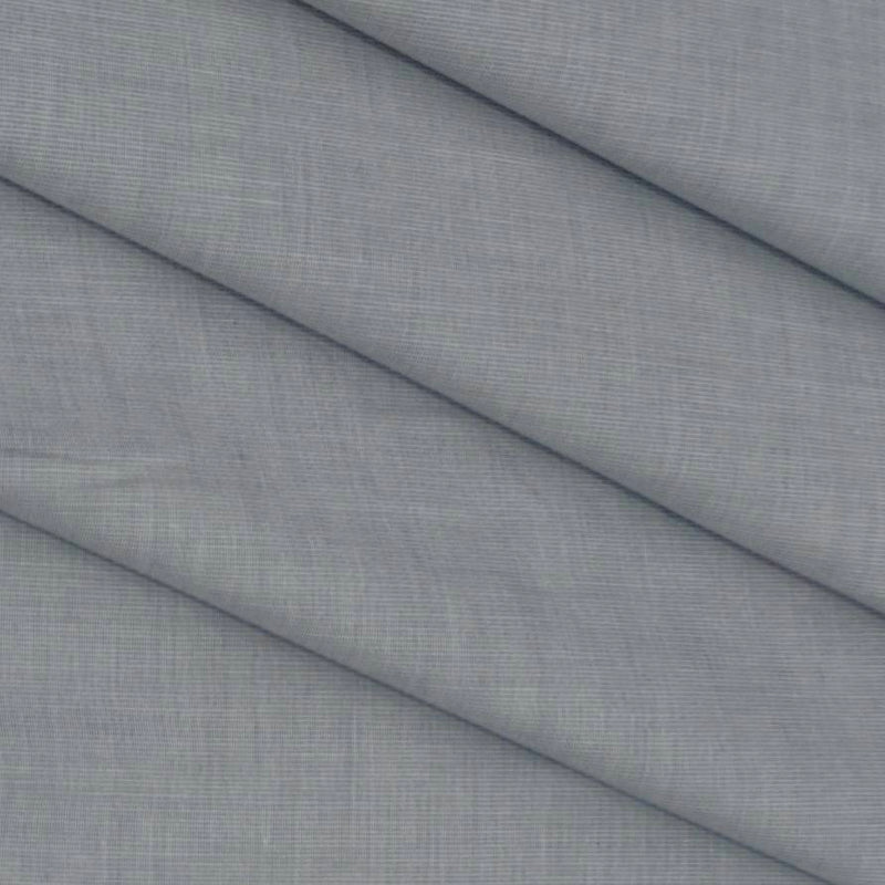 Shirt Fabric Raymond Fill a Fill 100% cotton Plain Colour Dolphin Grey