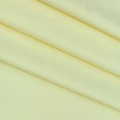 Shirt Fabric Raymond Fill a Fill 100% cotton Plain Colour Yellow Cream