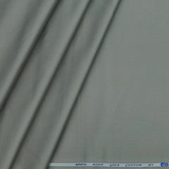 Kurta Pajama Fabric ManTire 100% Cotton Premium Plain Colour Greenish Grey