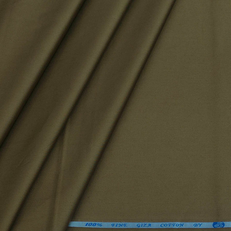 Kurta Pajama Fabric ManTire 100% Cotton Premium Plain Colour Golden Brown