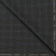 Tweed Blazer Faric OCM Wool Blended Broad Check Colour Brown N Light Grey