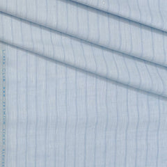 Shirt Fabric Linen Club Linen Blended Broad Lining Colour Light Blue