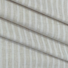 Shirt Fabric Linen Club Linen Blended Patta Lining Colour Light Brown