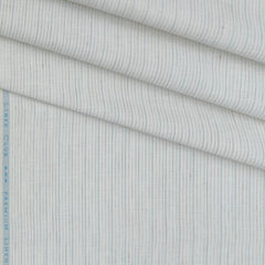 Shirt Fabric Linen Club Linen Blended Lining Colour Light Blue N Brown