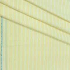 Shirt Fabric Linen Club Linen Blended Patta Lining Colour Pale Yellow