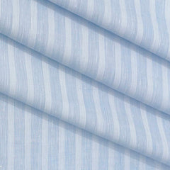 Shirt Fabric Linen Club Linen Blended Patta Lining Colour Blue N Silver