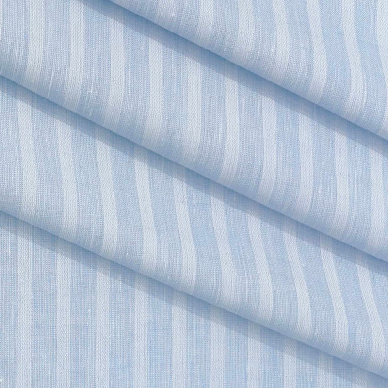 Shirt Fabric Linen Club Linen Blended Patta Lining Colour Blue N Silver