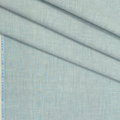 Shirt Fabric Linen Club Linen Blended Pin Lining Colour Mint Green