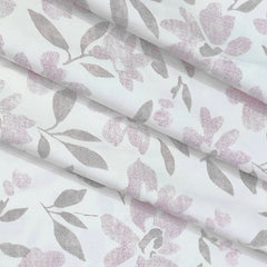 Shirt Fabric ManTire 60s Giza Cotton Printed Colour Soft Lavender