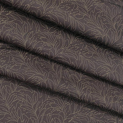 Shirt Fabric ManTire 60s Giza Cotton Printed Colour Carob Brown